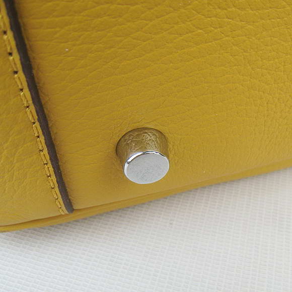 High Quality Replica Hermes Lindy 34CM Shoulder Bag Yellow